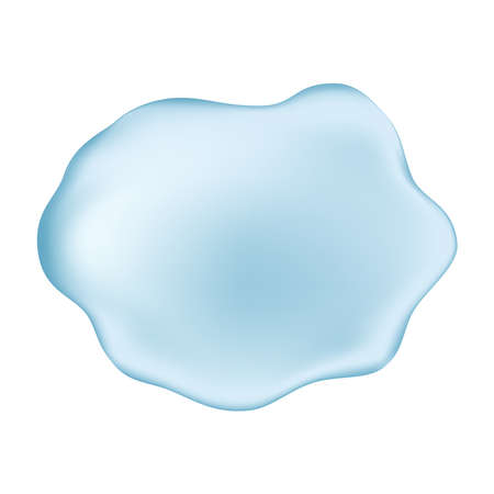 Hyaluronic acid background. Blue gel drop. Water on white background. Vector texture.のイラスト素材