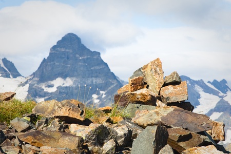 Two peaksの写真素材