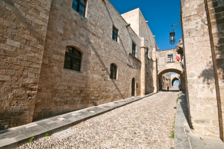 medieval streetの写真素材
