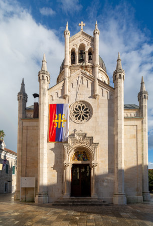 Church of the Archangel Michael, Herceg Novi, Montenegroのeditorial素材