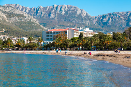 Hotel Princess by the sea - About October 2022, Bar, Montenegro.のeditorial素材