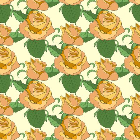 Endless texture for design. Decorative seamless background for greeting cards, interior, cosmetics and textiles.のイラスト素材