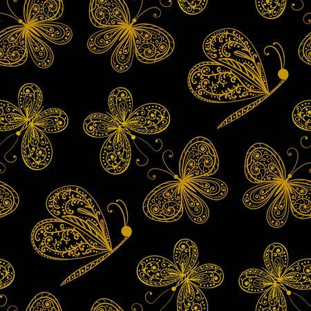 Endless texture for design. Decorative seamless pattern for decorating interiors, cosmetics and textile.のイラスト素材