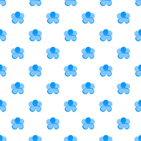 Vector seamless pattern with pansy flowers. Design for fashion, fabric and all prints on white background colorのイラスト素材