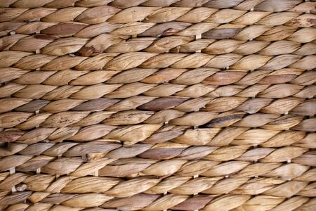 Wicker texture background. Used in weaving fashion baskets. eco furniture. Close-up