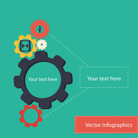 Vector process infographics concept EPS10のイラスト素材