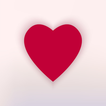 vector symbol heart shape design on rose quartz and serenity background.のイラスト素材