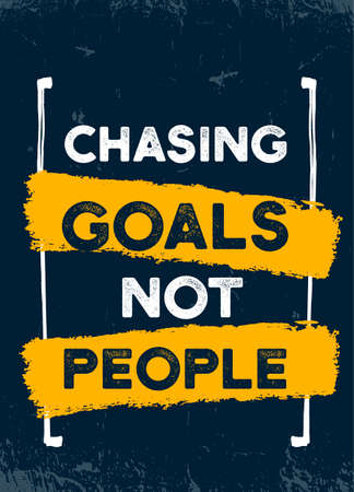 Goals quote. Motivational poster for wall, poster design, success concept, strong saying. A4 Wallpaperのイラスト素材