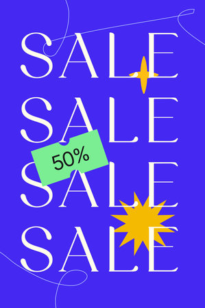 Sale banner design template, Big sale special offer. end of season special offer banner. vector illustration.のイラスト素材