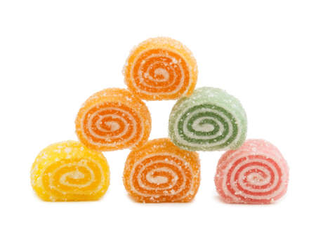 candy isolated on white backgroundの写真素材