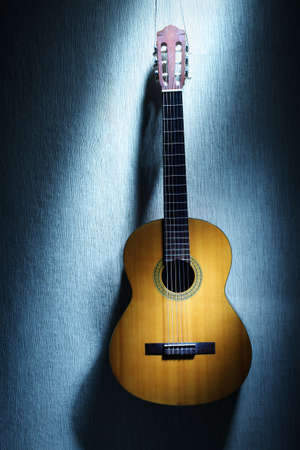 Acoustic guitar  Classical musical instrumentsの写真素材