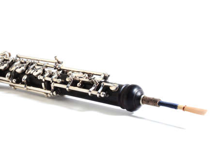 Oboe Musical instruments isolated close up