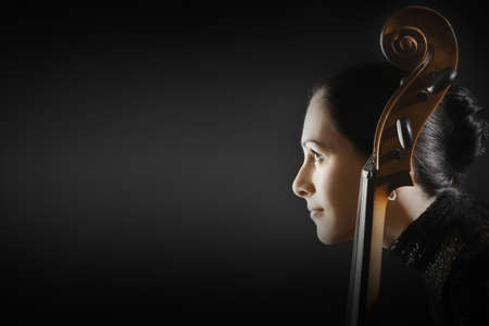 Cello player cellist classical musiciansの写真素材