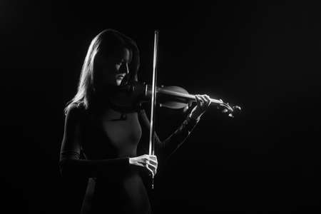 Violin player Violinist playing violin concert Classical musiciansの写真素材