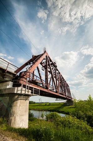 Railway bridge over the River