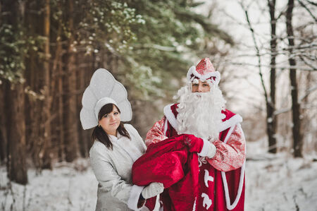 Fantastic characters of New Years miracles.の写真素材