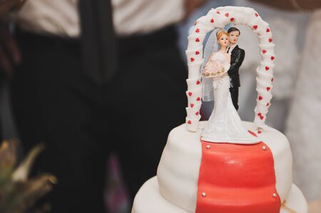 Beautiful pie with figures.の写真素材