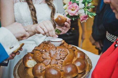Meeting of guests loaf.の写真素材