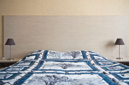 Handwork on manufacturing of blankets.の写真素材