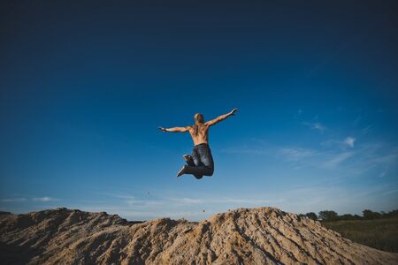 Sports among sand.