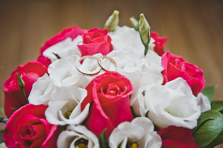 A bouquet of beautiful roses.の写真素材