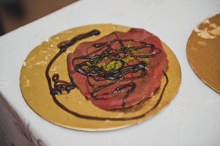 Separate elements for childrens cake.の写真素材