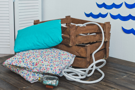 Scenery for photos with a nautical theme.の写真素材