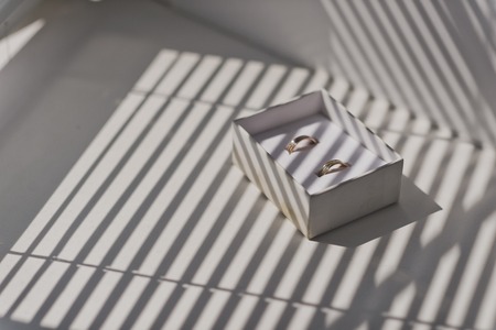 Mens accessories on the table before the wedding.の写真素材