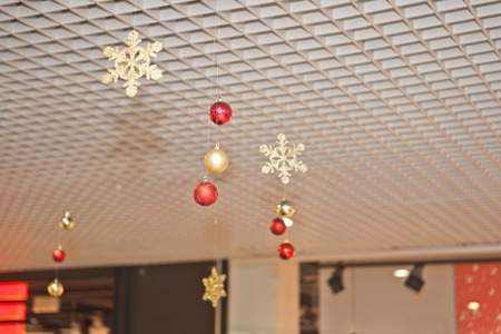 Jewelry stores for the holidays to attract buyers.の写真素材