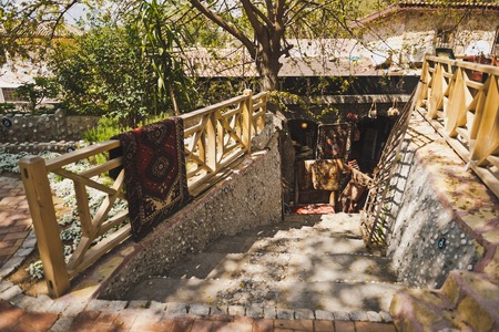 Old streets of the resort town.