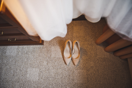 Wedding preparation of the bride.の写真素材