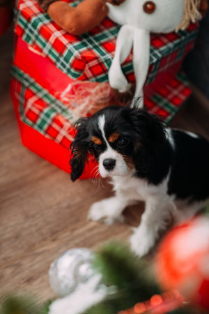 Cavalier King Charles Spaniel.の写真素材