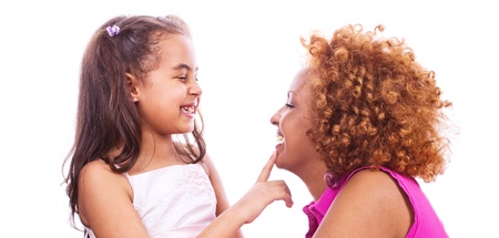 Mother and daughterの写真素材