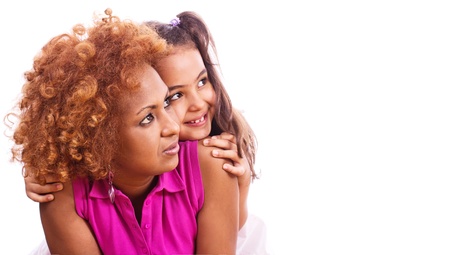 Mother and daughterの写真素材