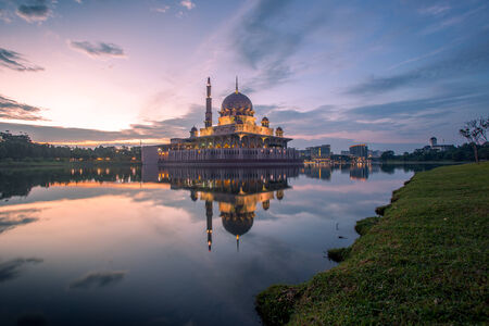 Beautiful mosque of Putrajayaのeditorial素材