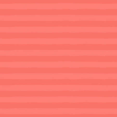 Striped seamless vector pattern. Living coral textured background.のイラスト素材