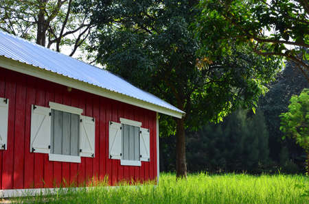 red farmhouseのeditorial素材