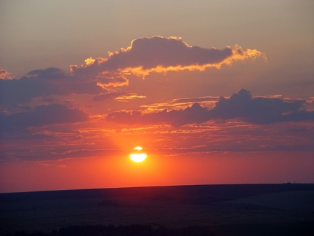 sunsetの写真素材