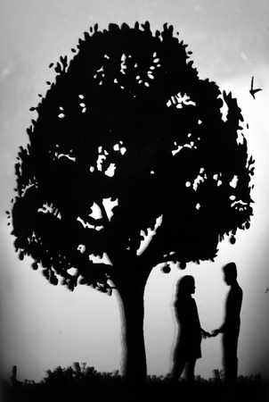 A couple in loveの写真素材