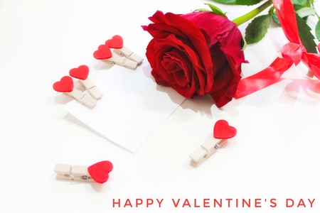 Valentine's day card.の写真素材