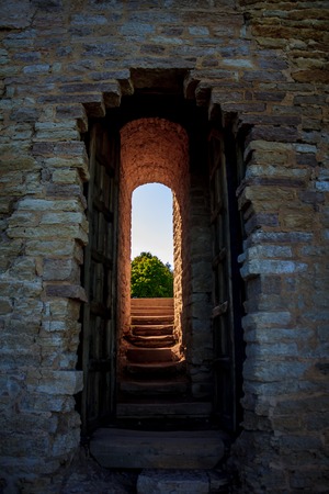 Fortress Izborsk. Old fortress in Russia. Pskov region, Russia, August 15, 2017