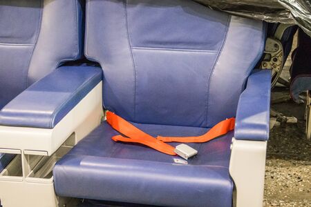 Airplane hangar. Airline Russia. Collect aircraft. New aircraft. Official spotting at Pulkovo Airport, St. Petersburg Russia November 28, 2018のeditorial素材