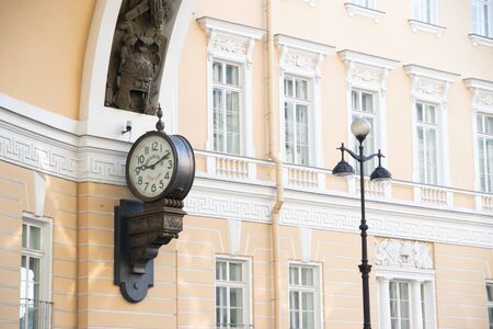 The city center of St. Petersburg. Palace square. City attraction. Historic building. Architecture....