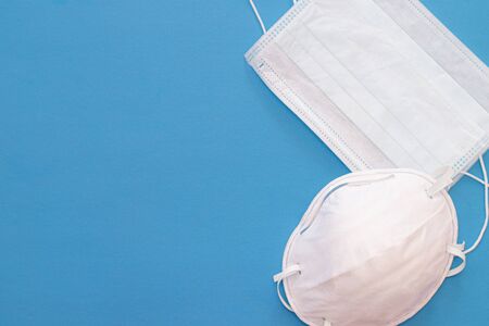 Respirator and medical maskの写真素材