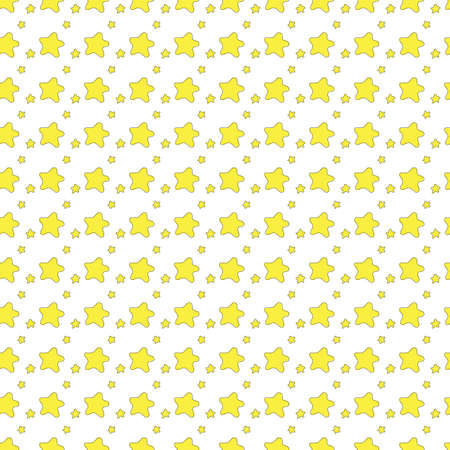 Star seamless pattern. Star seamless pattern vector. Star seamless pattern elements.のイラスト素材