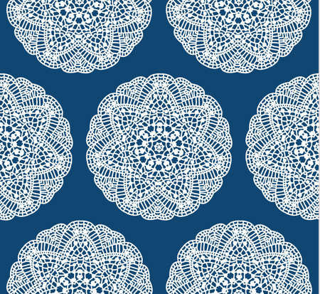 Seamless vintage lace pattern. Delicate tender patternのイラスト素材