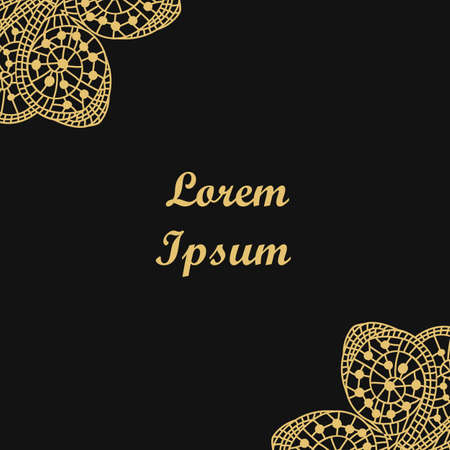 Vintage retro frame and monogram. Template greeting card wedding invitation. Vector design labels.のイラスト素材