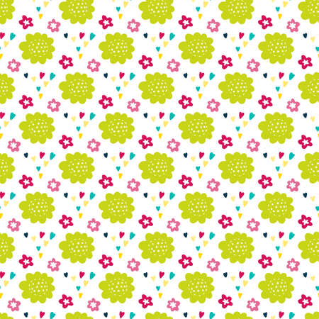 Vector floral seamless pattern. Handdrawn botanical backdrop.のイラスト素材