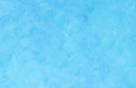 turquoise blue abstract acrylic hand painted background.の写真素材