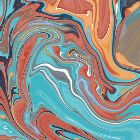 Liquid marble canvas abstract painting background with streaks.の写真素材